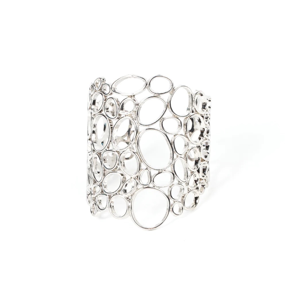 ❤️🔥5/$25❤️🔥 All Turned Around Silver Bracelet - Picture 2 of 2